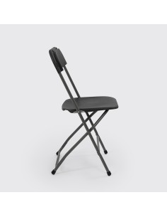 Silla Plegable Basic Gris PVC 2