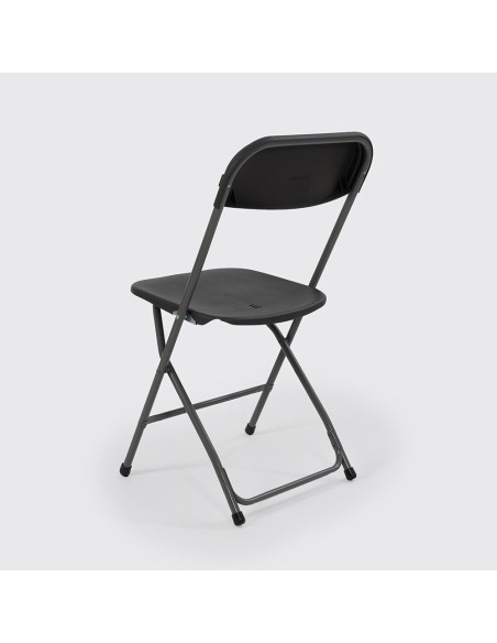 Silla Plegable Basic Gris PVC