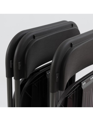 Cadeira Dobrável Basic PVC Cinza