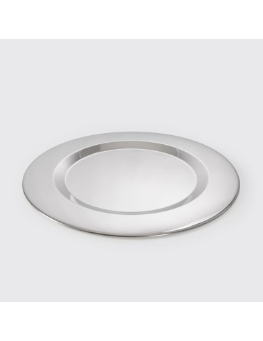 Bajo plato Inoxidable Liso
