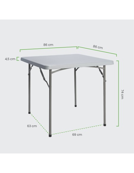 Mesa Cuadrada 87x87 cm