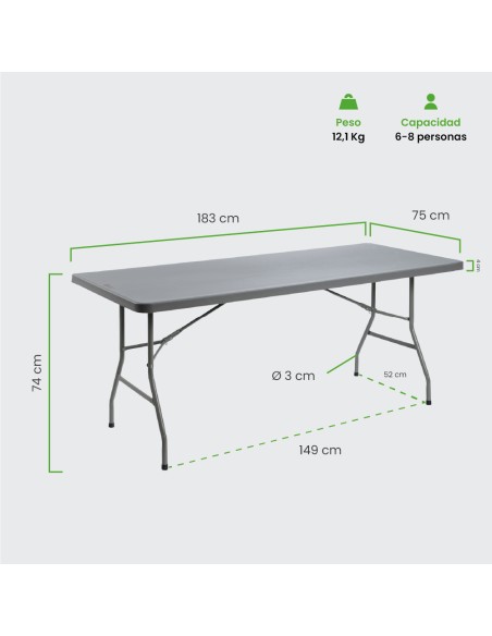 Mesa Rectangular 183x75