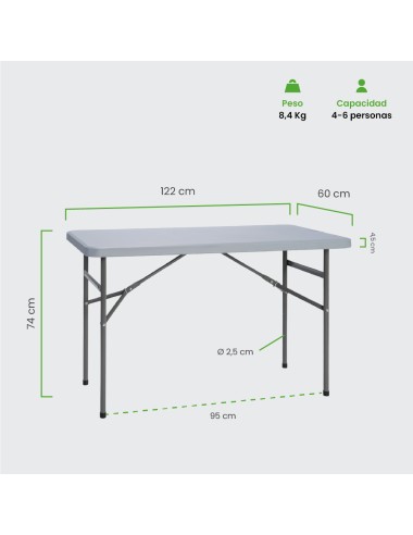 Mesa Rectangular 122x60