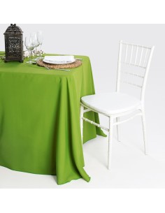 Toalha Lisa em Tecido Stretch para Mesa Quadrada