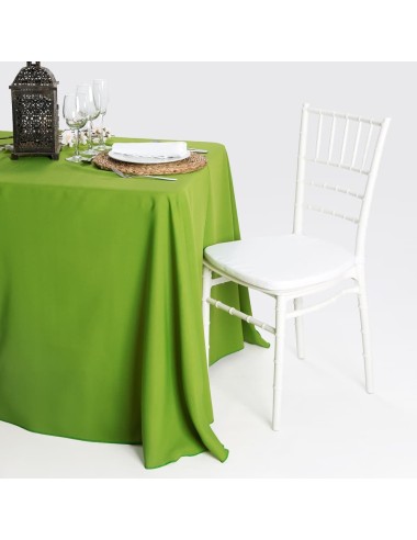 Toalha Lisa em Tecido Stretch para Mesa Quadrada