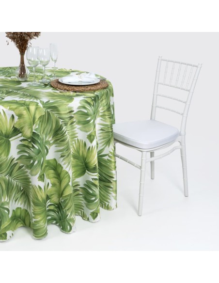 Mantel para Mesa Redonda Tela Estampado