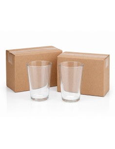 Pacote com 768 unidades de copos de sidra Bristo de 50cl.