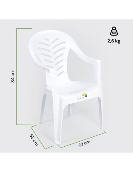 Silla con Brazos Alta Espiga