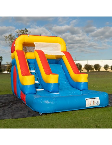 Tobogán acuático inflable 6x3,5m