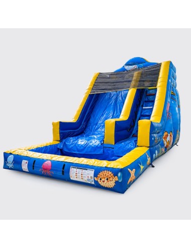 Tobogán acuático hinchable Mundo Marino