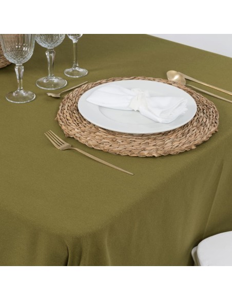 Toalha de mesa de tecido de alta qualidade para mesa quadrada