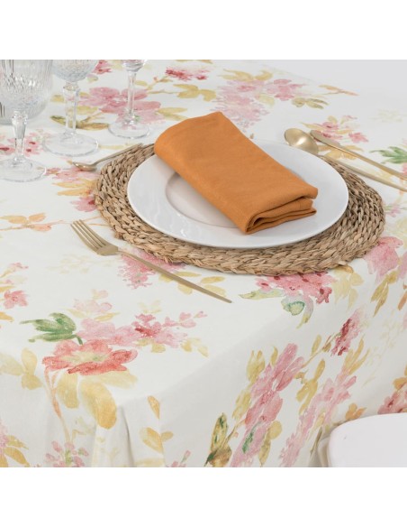 Toalha de mesa estampada premium para mesa quadrada