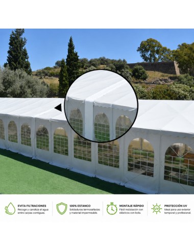 Calha de PVC Branca