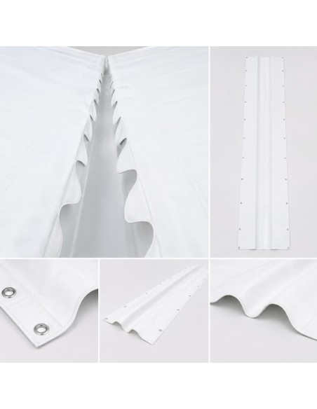Calha de PVC Branca
