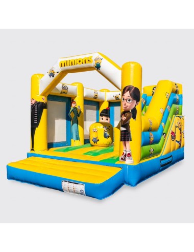 Castillo Hinchable con tobogán nimions 5x3