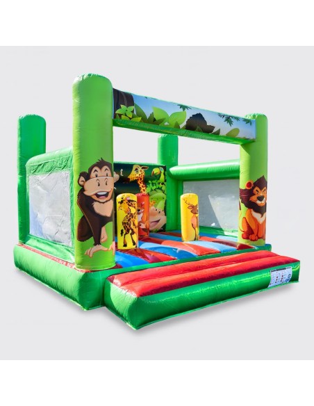 Castillo Hinchable Plano 4x4 La Selva