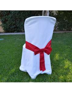 lazo rojo para sillas