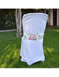 Faixa Estampada para Cadeira de Catering