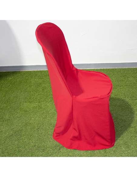 funda gruesa roja para silla