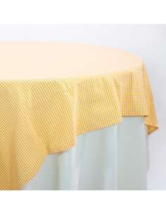 Sobre Toalha de Mesa Redonda Tecido estampado