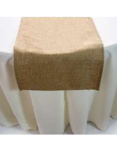 Caminos de mesa en tela de Hilo Rústico con todos los colores disponibles. 2