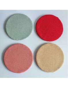 Cobertura de rosca rústica para prato de servir de madeira