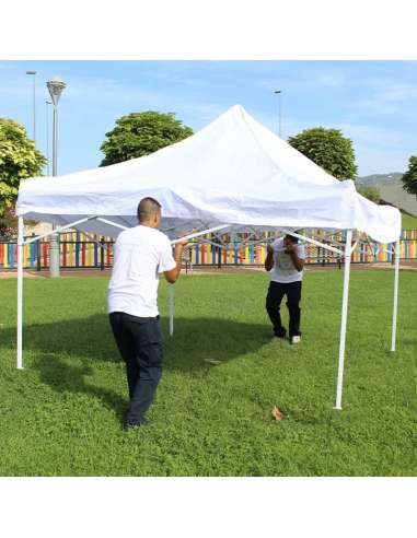 Carpa plegable 3x3 sin laterales proceso de montaje