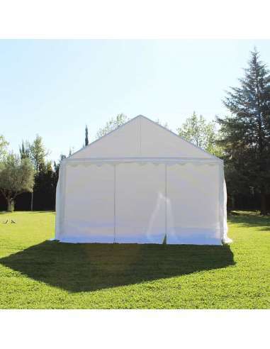 Carpa 4x8 económica vista trasera