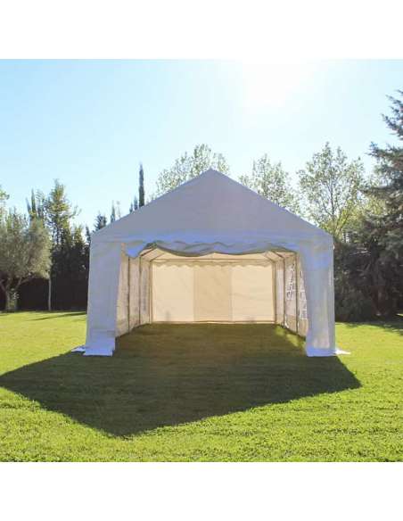Carpa para fiestas 4x8 vista frontal