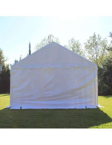 Carpa para fiestas 4x8 vista trasera
