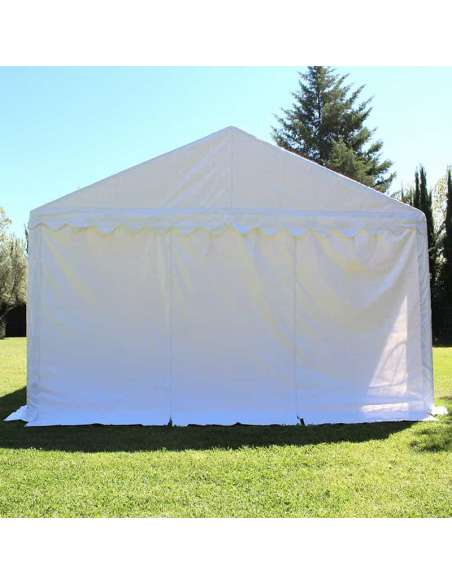 Carpa para fiestas vista trasera 5x8