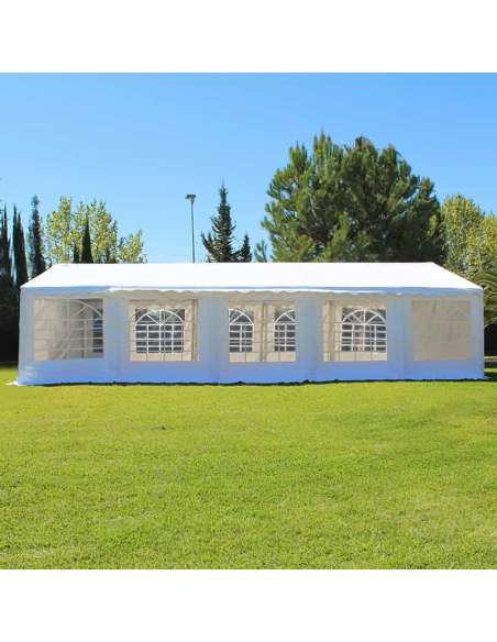 Carpa para fiestas 5x10 vista lateral