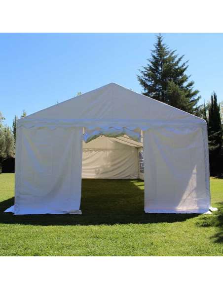 Carpa para fiestas 5x12 vista frontal