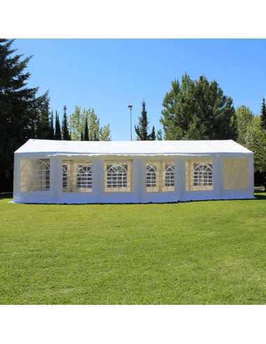 Carpa para fiestas 5x12 vista lateral