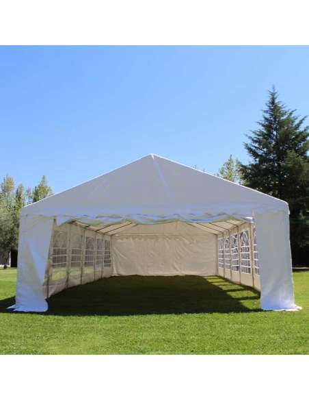 Carpa de fiesta 6x12 vista frontal