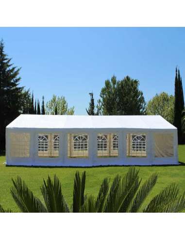 Carpa de fiesta 6x12 vista lateral