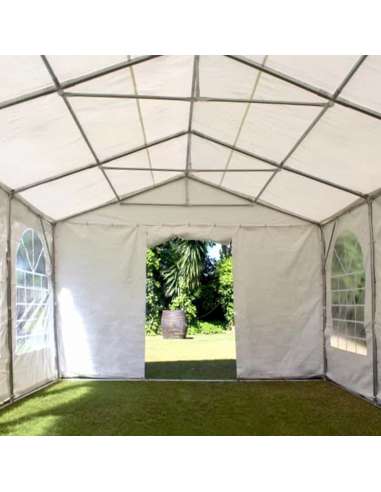 Carpa 5x8 XXL vista interior de la puerta