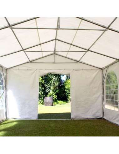 Carpa 5x10 XXL vista interior de la puerta