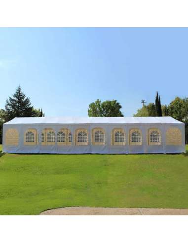 Carpa 8x20 XXL vista lateral