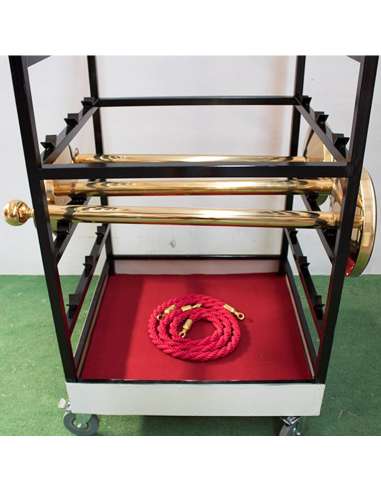 Detalle del carro porta catenarias