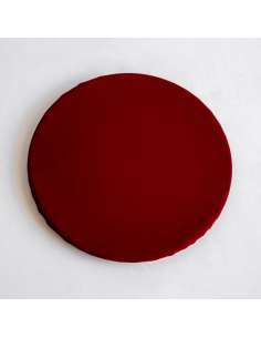 Bajoplato de madera con funda lisa 2