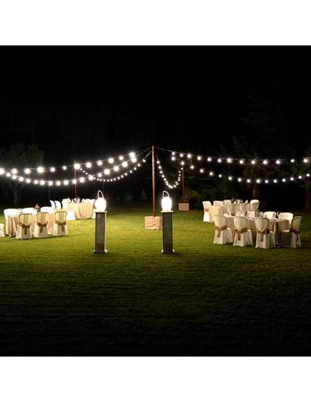 Guirnalda 10 m de luces para exterior