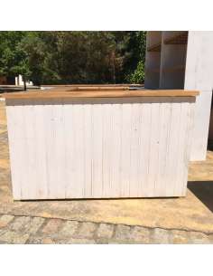 Mostrador de barra plegable de madera 2