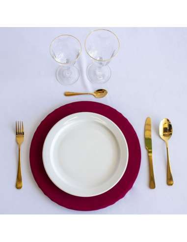 Funda Lisa para Bajoplato de Madera