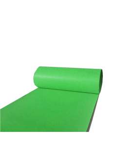 Moqueta ferial en color verde claro