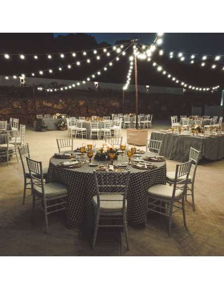 Luzes de corda 15 m para uso ao ar livre