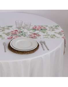 Toalha de Mesa Redonda Microfibra 180 cm