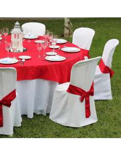 Arco de cadeira de tecido elástico catering especial 2