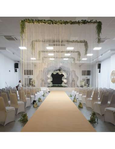 Moqueta beige en boda