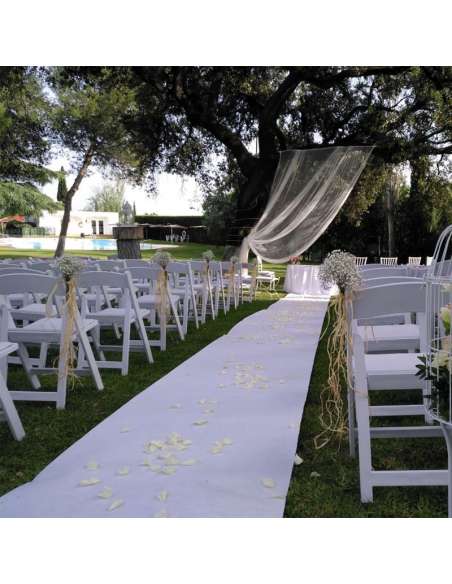 Moqueta blanca boda